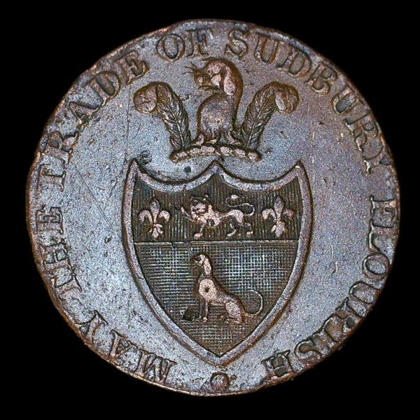 Suffolk. Sudbury. Half Penny token. 1793