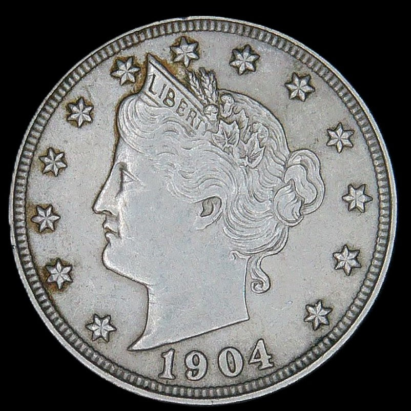 USA. 5 Cents. 1904
