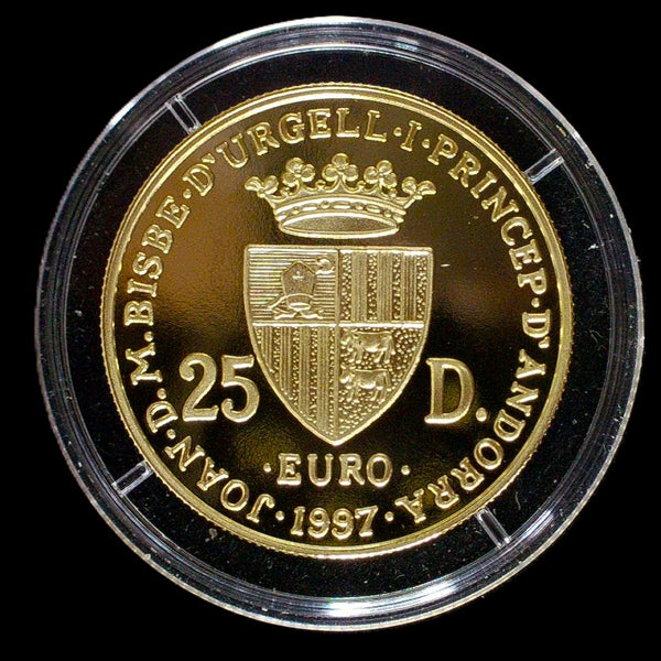 Andorra. 25 Diners. 1997. Treaty of Rome commemorative.