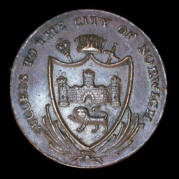 Norfolk. Norwich Halfpenny.  Dunham & Yallop Goldsmiths. 1793.