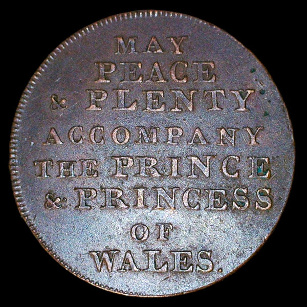 Middlesex. Peace & Plenty Halfpenny. 18th C. Undated.