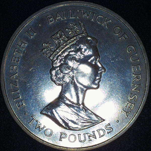 Guernsey. Two pounds. 1993