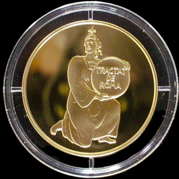 Andorra. 25 Diners. 1997. Treaty of Rome commemorative.