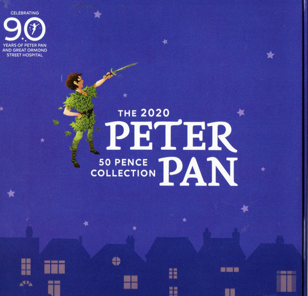 Isle of Man. 2020 50p collection. 90 years of Peter Pan.