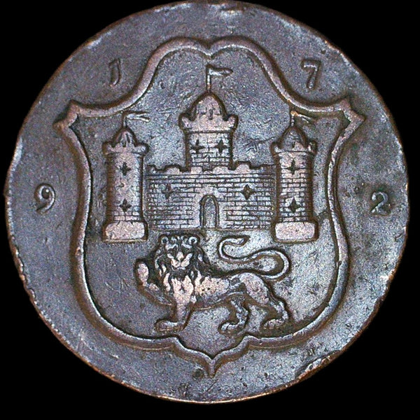 Norfolk. Norwich. Halfpenny. 1792. John Harvey.