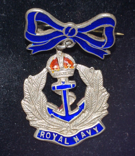 Sweetheart brooch. Royal Navy. WW2