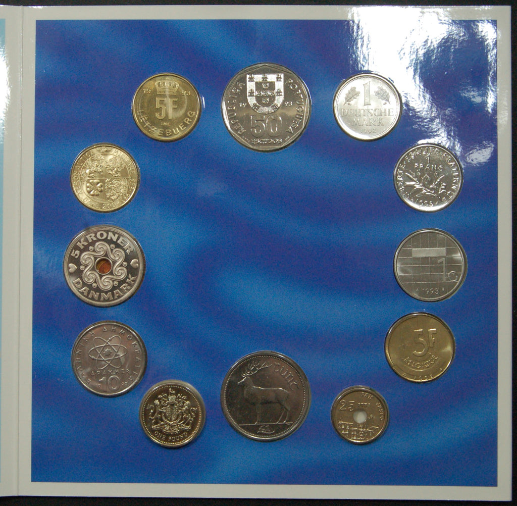 European Community coin collection. 1992-3 – Coins4all