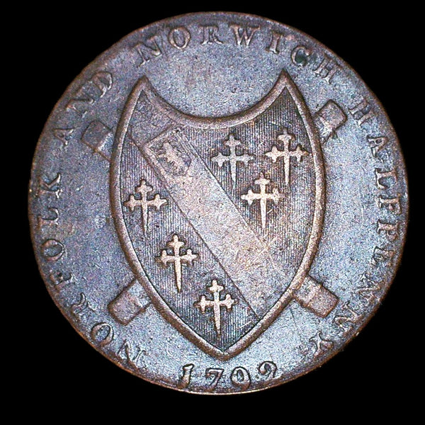 Norfolk. Norwich. Halfpenny token. 1792