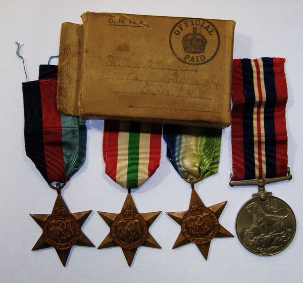 WW2. Campaign group of 4. Douglass. Royal Navy