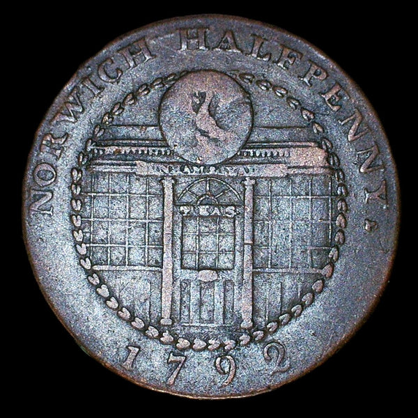 Norfolk. Norwich. Half Penny token. 1792