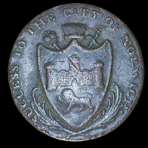 Norfolk. Norwich. Half Penny token. 1792