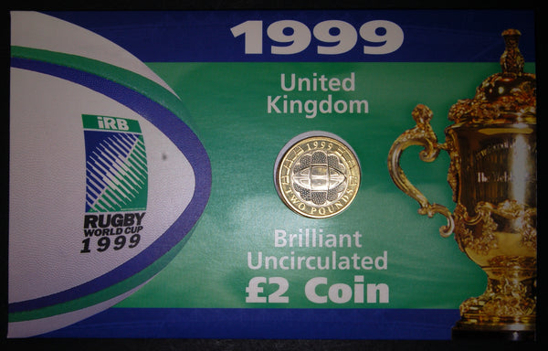 Royal Mint. £2 Rugby presentation pack. 1999
