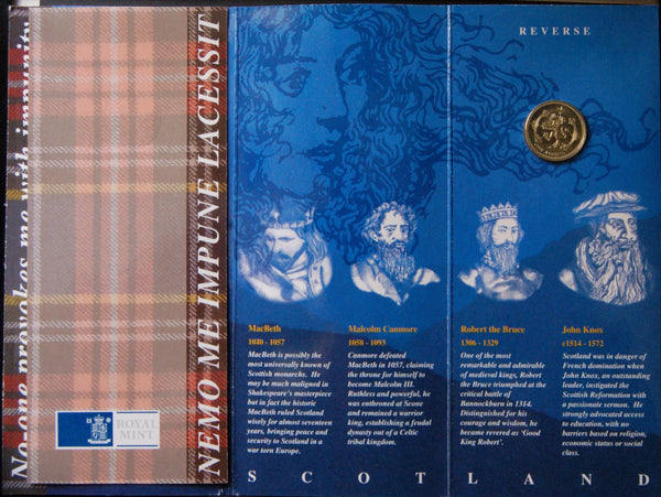 Elizabeth II. Royal Mint £1 coin presentation pack. 1994