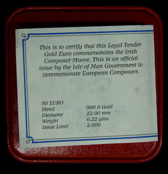 Isle of Man. Gold 50 Euros. 1997.