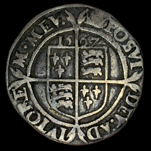 Elizabeth I. Sixpence. 1567