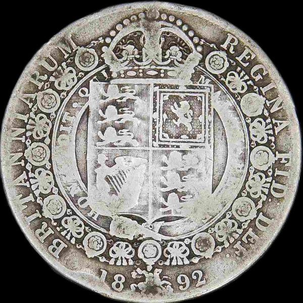 Victoria. Halfcrown. 1892