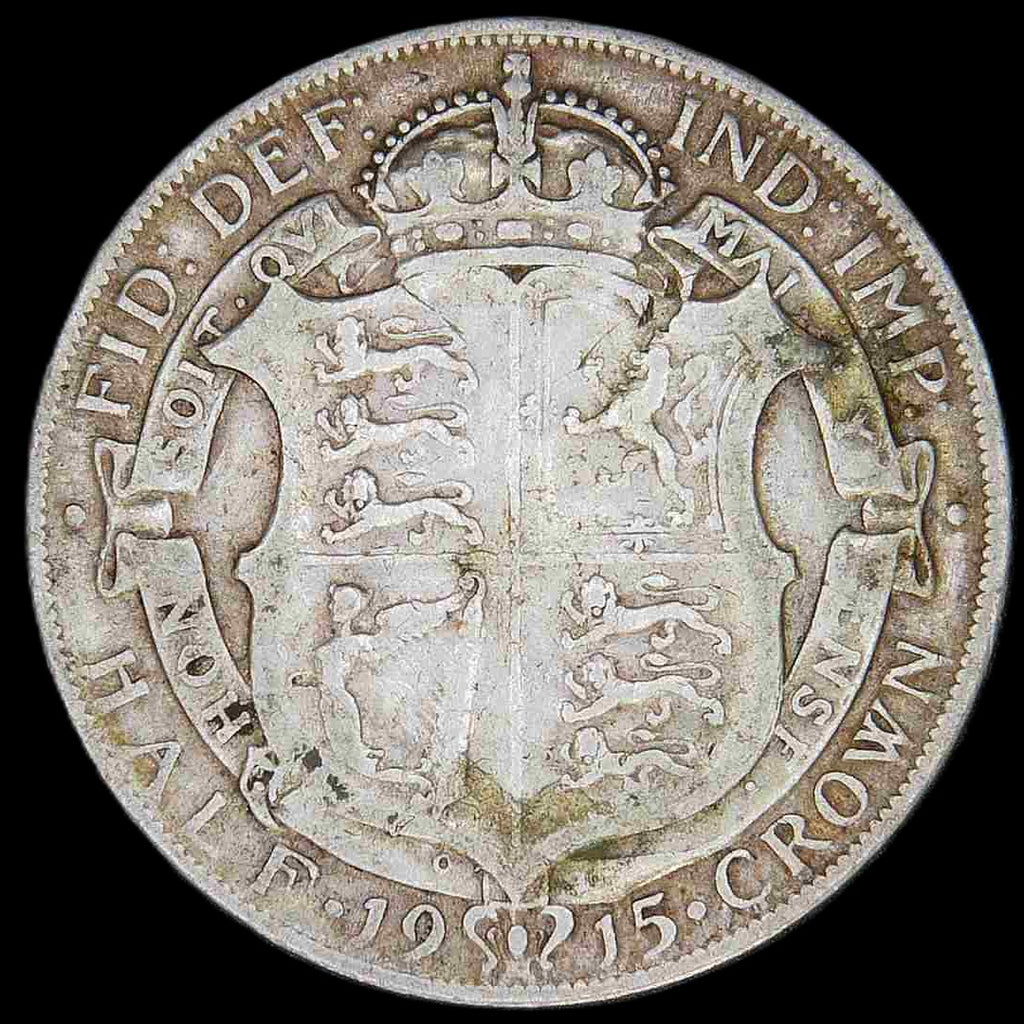 George V. Halfcrown. 1915.