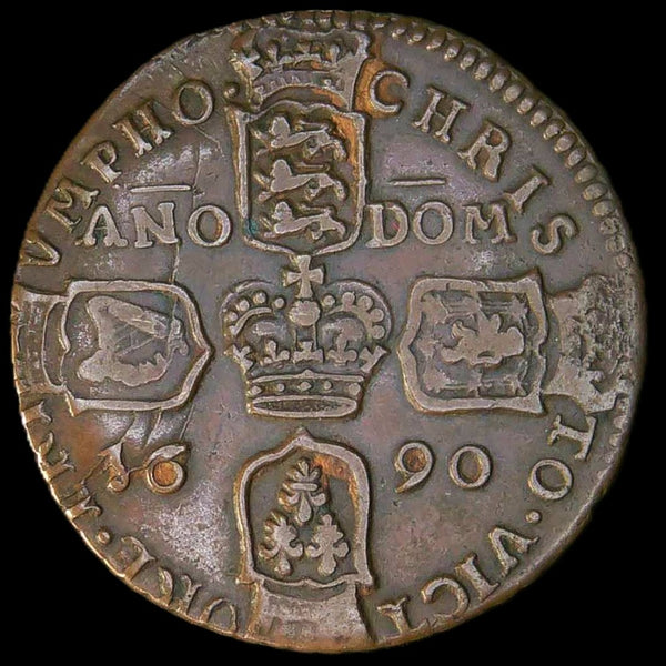 Ireland. 'Gun money' Crown. 1690