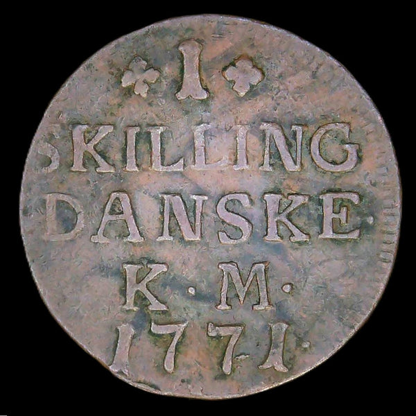 Denmark. 1 Skilling. 1771