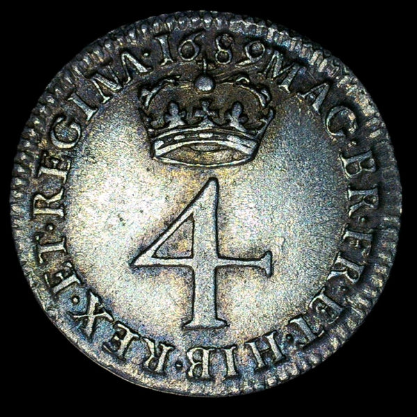 William and Mary. Fourpence. 1689