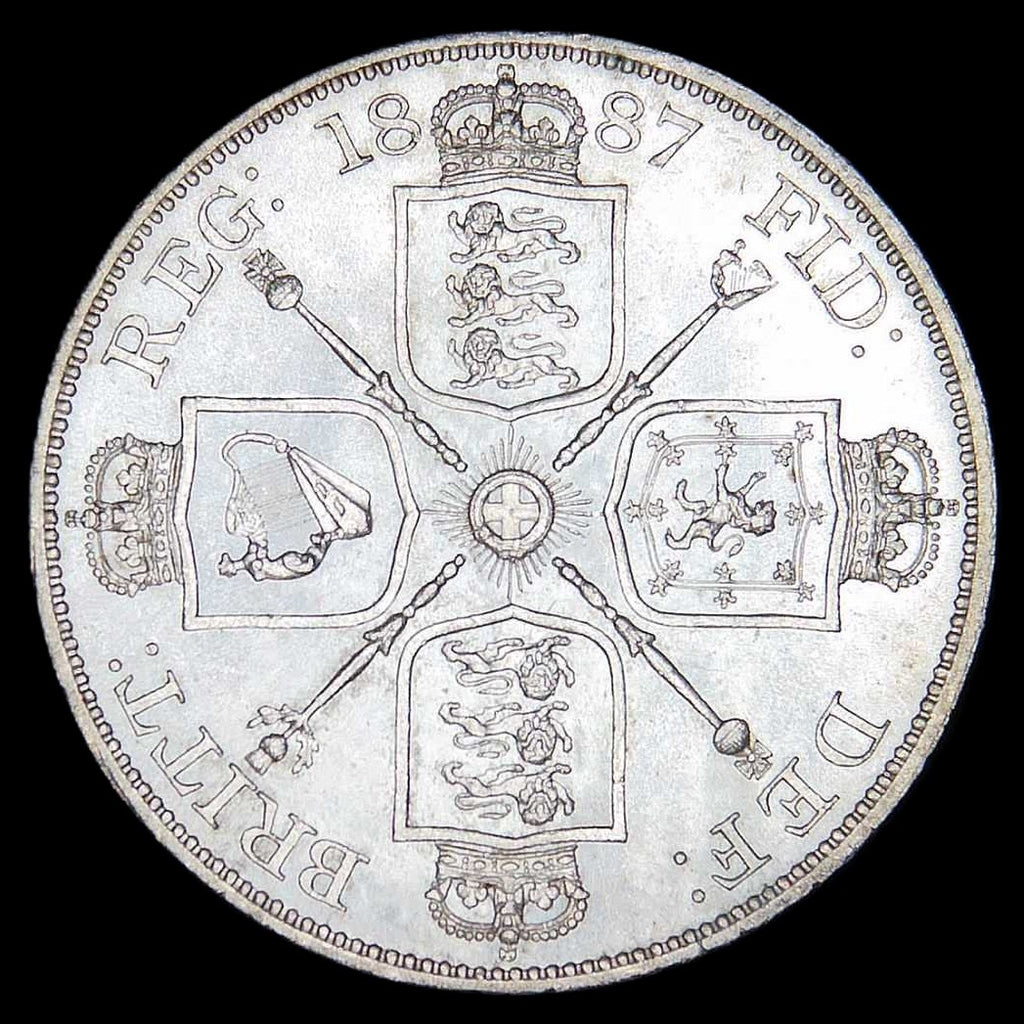 Victoria. Double Florin. 1887. Arabic 1. A selection.