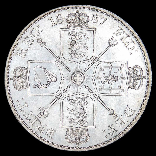 Victoria. Double Florin. 1887. Arabic 1. A selection.