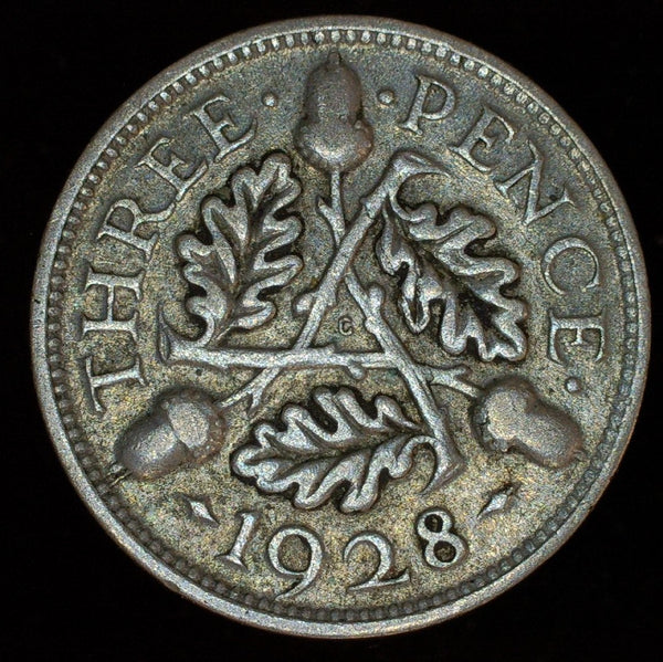 George V. Threepence. 1928