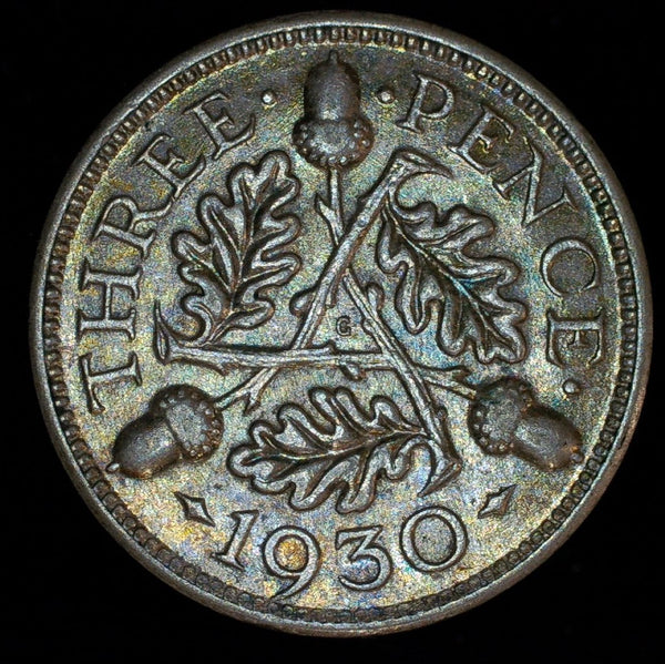 George V. Threepence. 1930