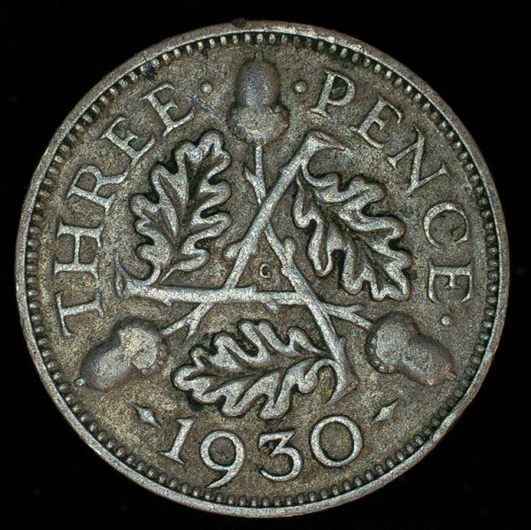 George V. Threepence. 1930