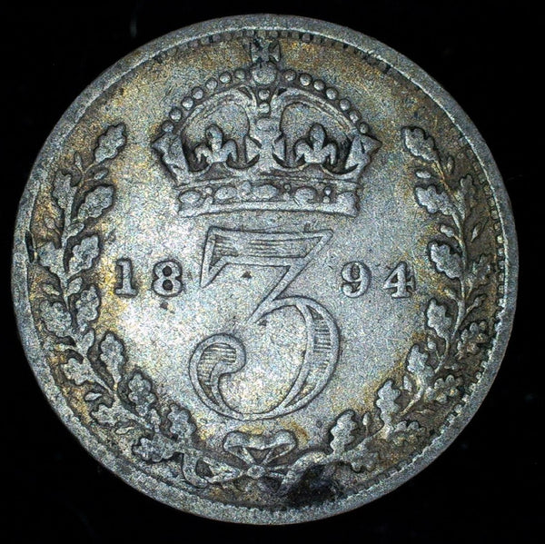 Victoria. Threepence. 1894