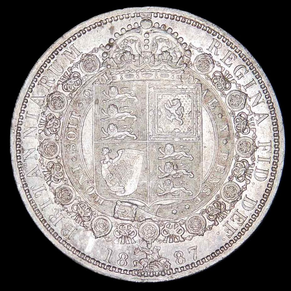Victoria. Halfcrown. 1887.