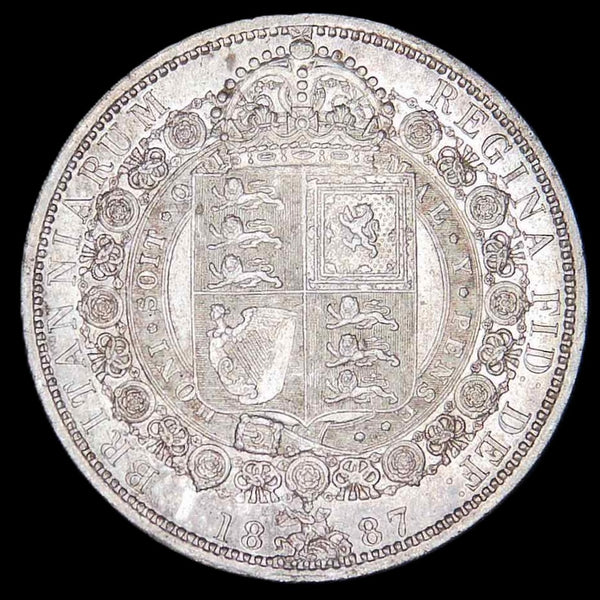 Victoria. Halfcrown. 1887.