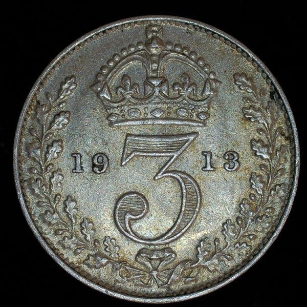 George V. Threepence. 1913