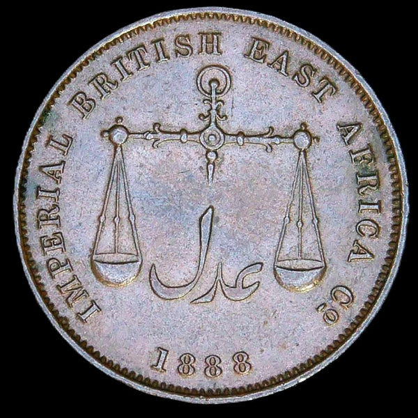 Kenya. Mombasa. (British East Africa co) One Pice. 1888.