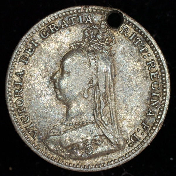 Engraved silver Threepence.