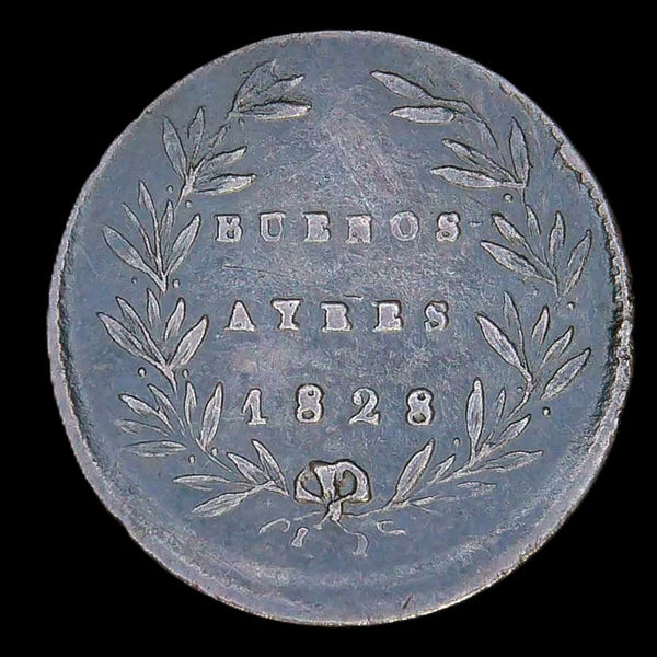 Argentina. Buenos Aires. 5/10 Real. 1828.