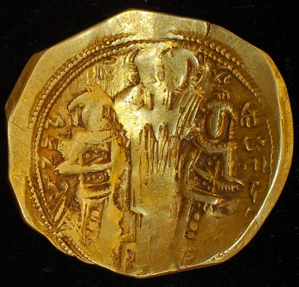 Byzantine , Andronicus II Palaeologus, with Michael XI(c. 1294-1320), Gold Hyperpyron,