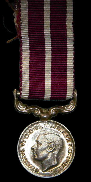 Meritorious Service Medal. George VI. Miniature.