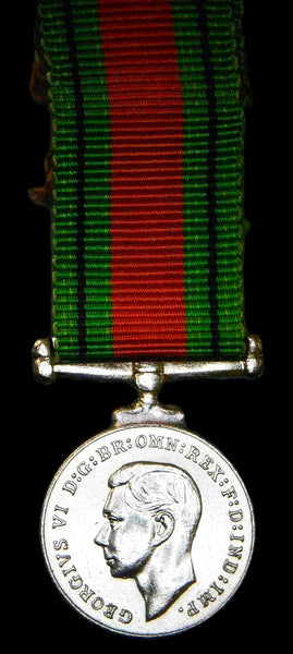 WW2. Defence Medal. Miniature.