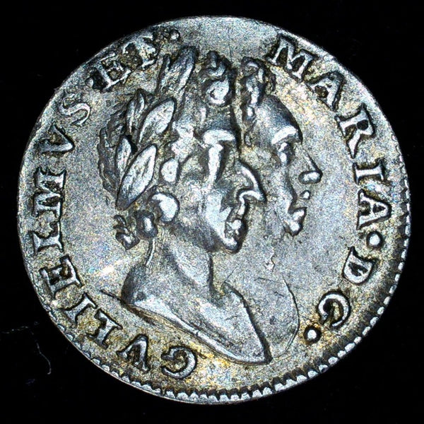 William and Mary. Penny. 1691/0