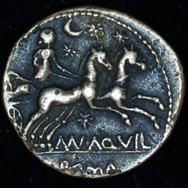 Rome Republic. Denarius. Man Aquillius. 109-108BC