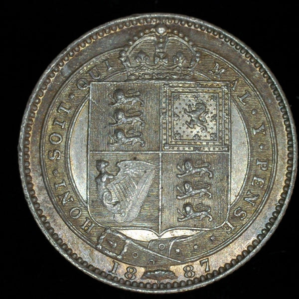 Victoria. Shilling. 1887. A selection