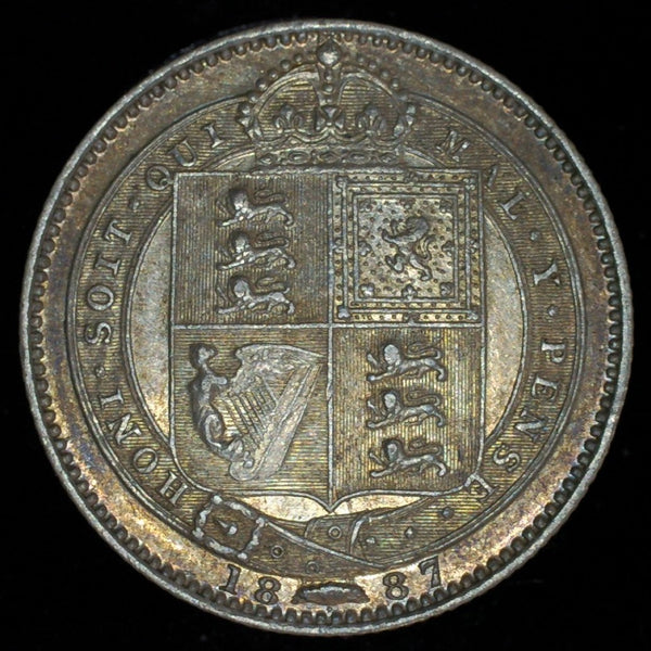 Victoria. Shilling. 1887. A selection