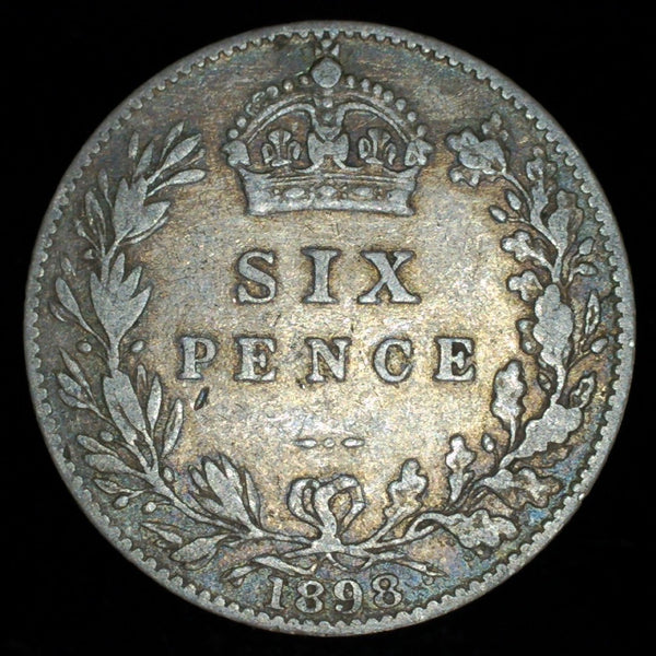 Victoria. Sixpence.1898