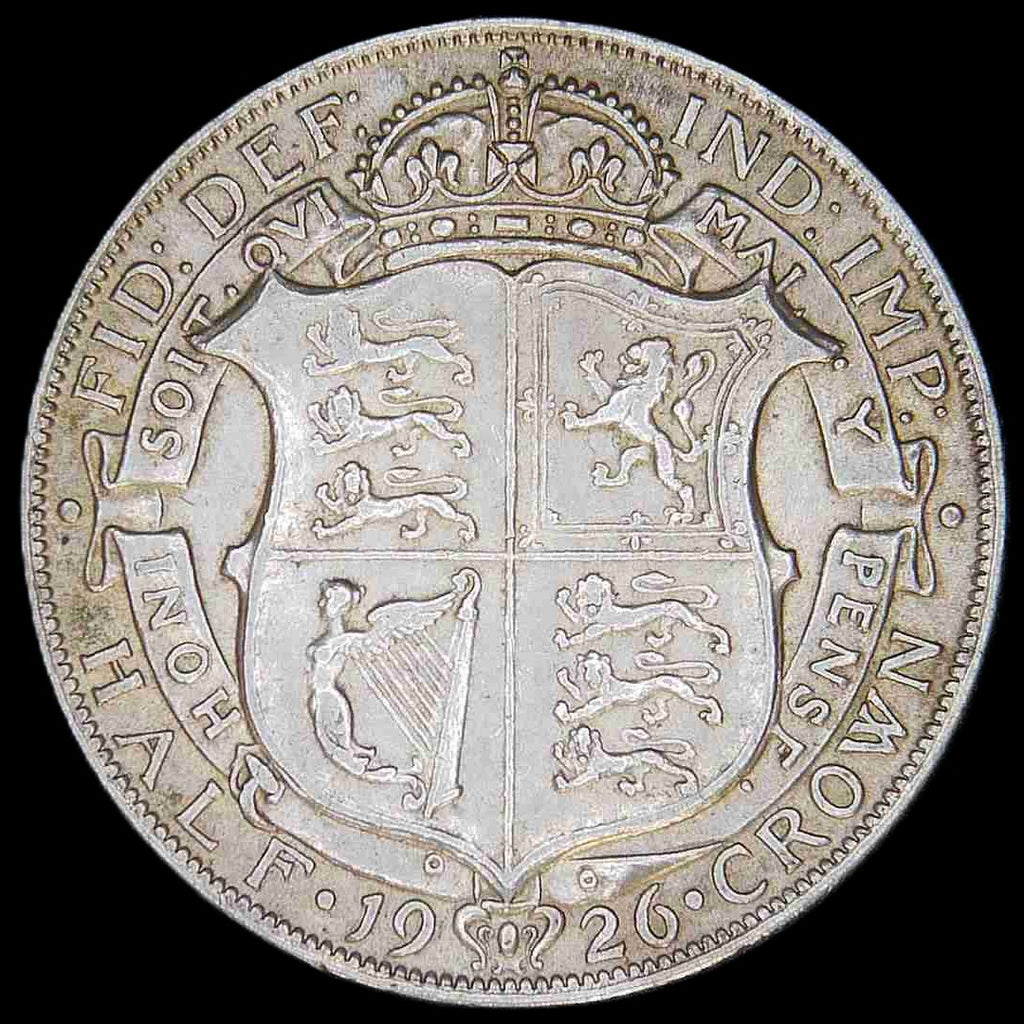 George V. Half Crown. 1926.