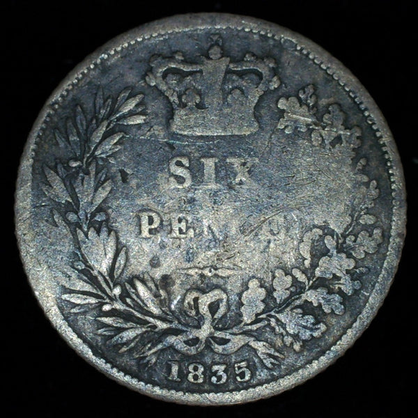 William IV. Sixpence. 1835