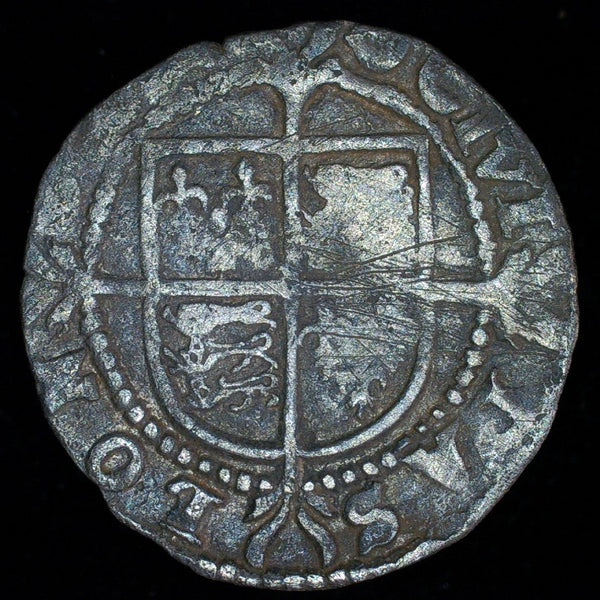 Elizabeth I. Halfgroat.  1587-9