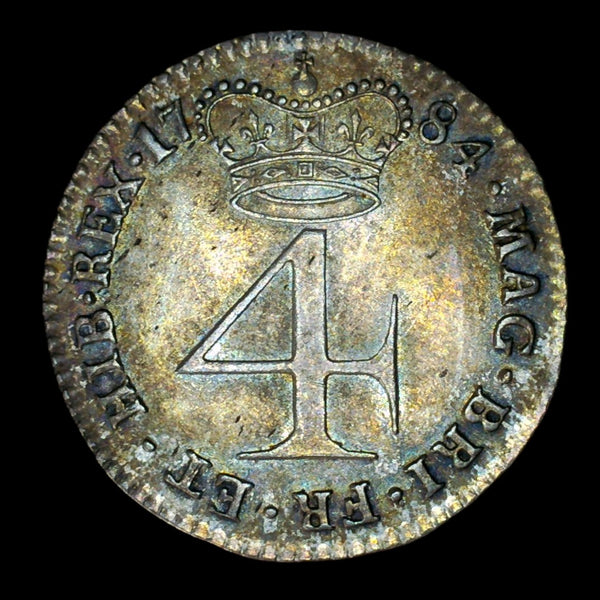 George III. Fourpence. 1784