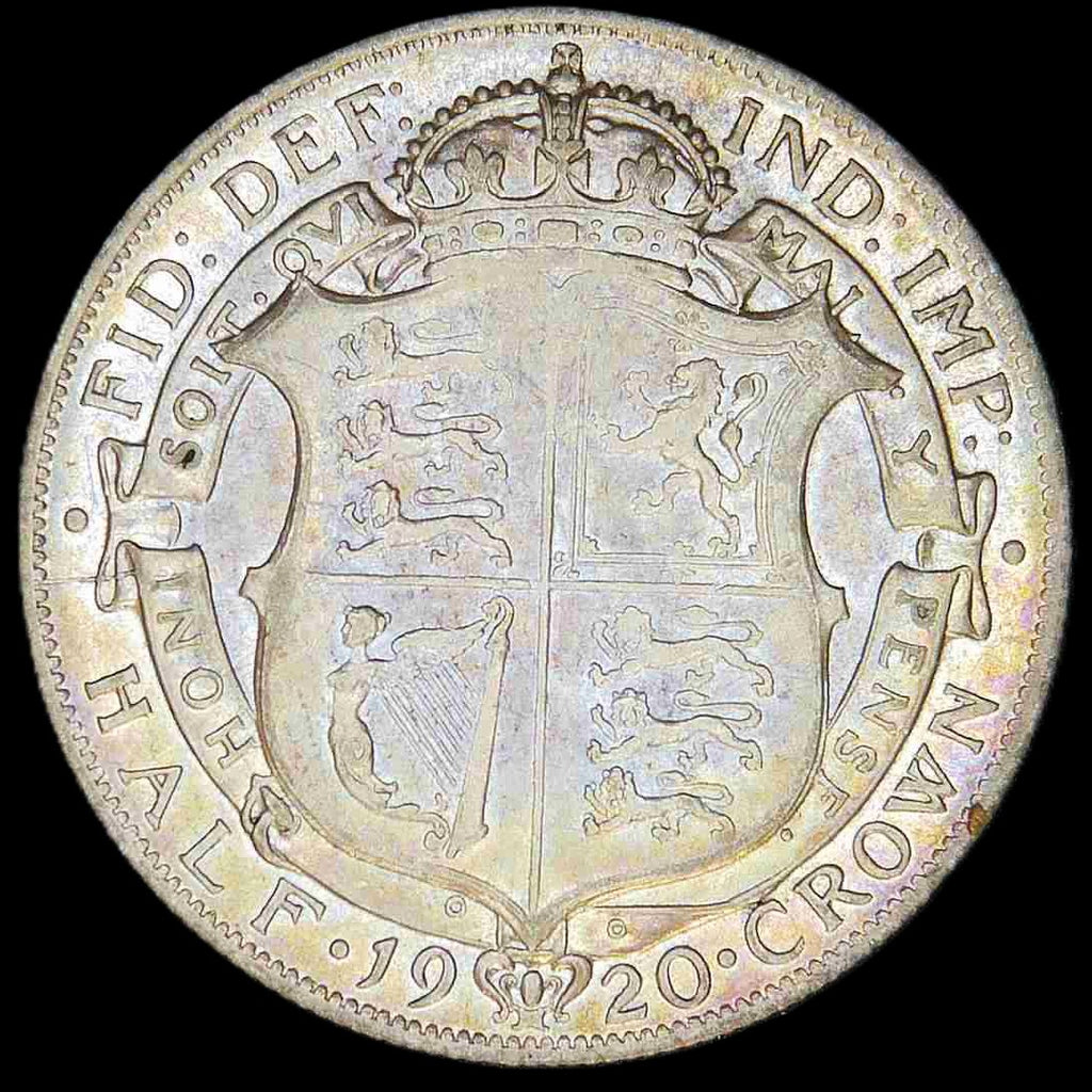 George V. Halfcrown. 1920