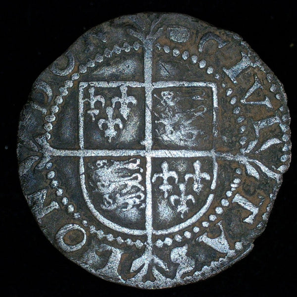 Elizabeth I. Halfgroat. 1592-5